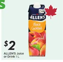 Sobeys Juice or Drink offer