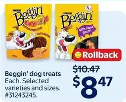 Walmart Beggin' dog treats offer