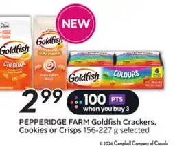 Sobeys Goldfish Crackers, Cookies or Crisps offer