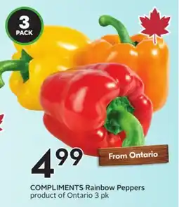Sobeys COMPLIMENTS Rainbow Peppers offer
