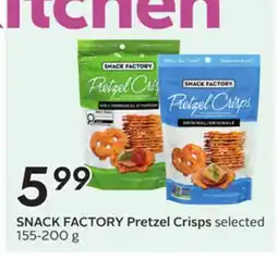Sobeys Pretzel Crisps offer