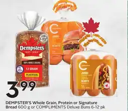 Sobeys Whole Grain, Protein or Signature Bread offer
