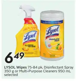 Sobeys Wipes offer