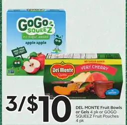 Sobeys Fruit Bowls or Gels offer