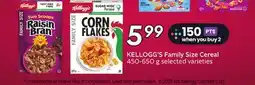 Sobeys Family Size Cereal offer