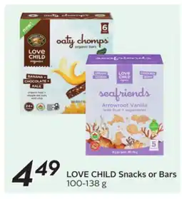 Sobeys Snacks or Bars offer