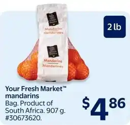 Walmart Your Fresh Market mandarins offer