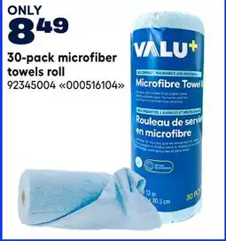 RONA VALU+ 30-pack microfiber towels roll offer