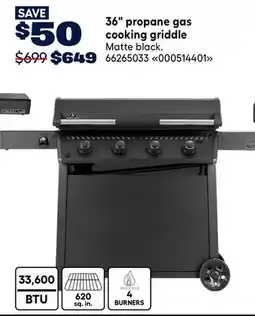 RONA 36 propane gas cooking griddle offer