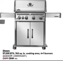RONA NAPOLEON Rogue grills, 57,000 BTU, 745 sq. in. cooking area, 4+1 burners offer