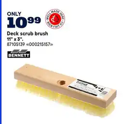 RONA Deck scrub brush 11 x 3 offer