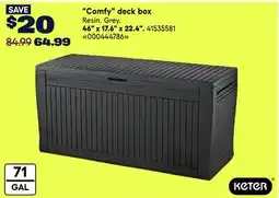 RONA 'Comfy' deck box offer