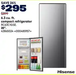RONA Hisense 6.3 cu. ft. compact refrigerator offer