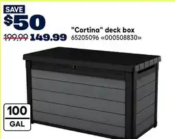 RONA Cortina deck box offer
