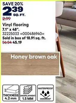 RONA Vinyl flooring 7.1 x 48 offer