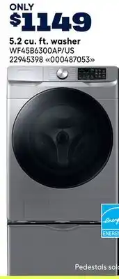 RONA Samsung 5.2 cu. ft. washer offer