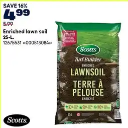 RONA Enriched lawn soil offer