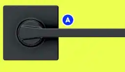 RONA Weiser Matte black finish Elements door handles offer