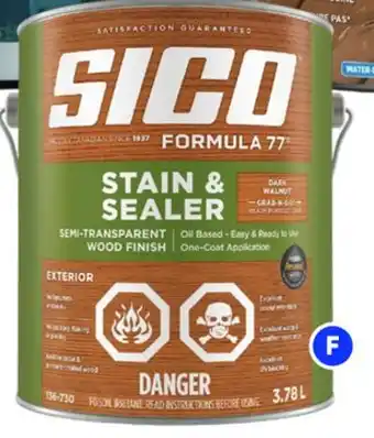 RONA SICO exterior paint and stain offer