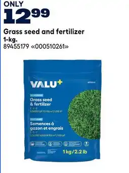 RONA Grass seed and fertilizer offer