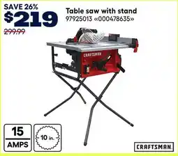 RONA Table saw with stand offer