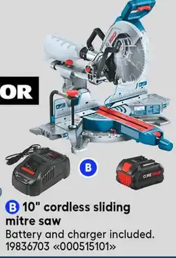RONA 10 cordless sliding mitre saw offer