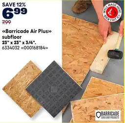 RONA Barricade Air Plus subfloor 23 x 23 x 3/4 offer