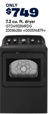 RONA 7.2 cu. ft. dryer offer