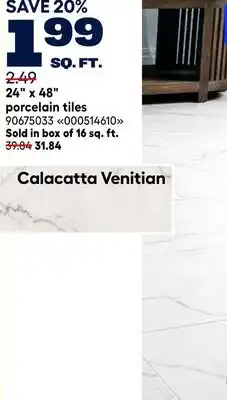 RONA Aritz 24 x 48 porcelain tiles offer