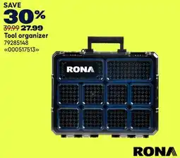 RONA Tool organizer offer