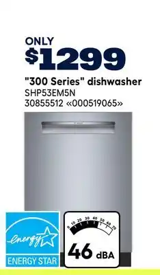 RONA Bosch 300 Series dishwasher offer