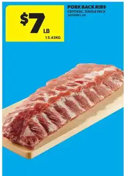 Real Canadian Superstore PORK BACK RIBS offer