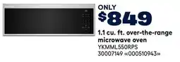 RONA KitchenAid 1.1 cu. ft. over-the-range microwave oven offer