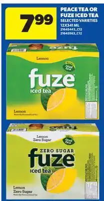 Real Canadian Superstore PEACE TEA OR FUZE ICED TEA offer