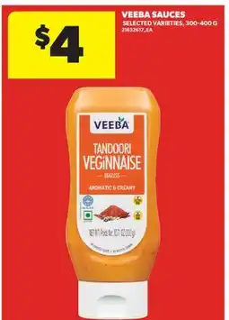Real Canadian Superstore VEEBA SAUCES offer