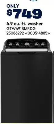 RONA 4.9 cu. ft. washer offer