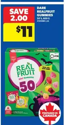 Real Canadian Superstore DARE REALFRUIT GUMMIES, 50'S offer