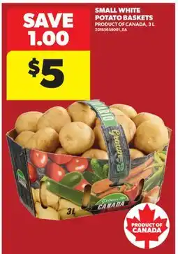 Real Canadian Superstore SMALL WHITE POTATO BASKETS offer