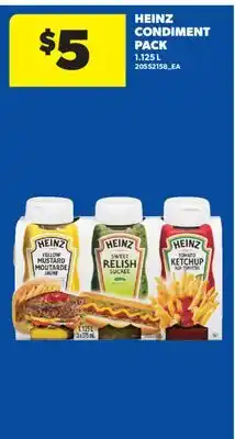 Real Canadian Superstore HEINZ CONDIMENT PACK offer