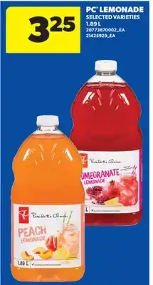 Real Canadian Superstore PC LEMONADE offer