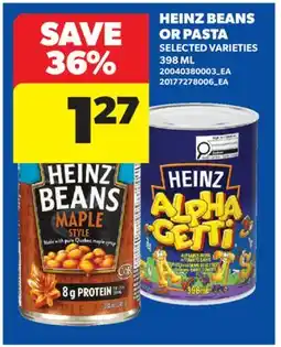 Real Canadian Superstore HEINZ BEANS OR PASTA offer