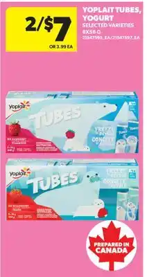 Real Canadian Superstore YOPLAIT TUBES, YOGURT offer