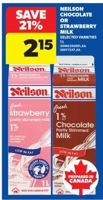 Real Canadian Superstore NEILSON CHOCOLATE OR STRAWBERRY MILK offer