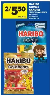 Real Canadian Superstore HARIBO GUMMY CANDIES, 170/175 G offer