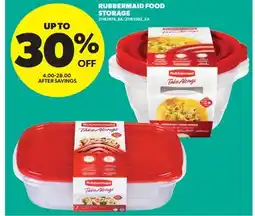 Real Canadian Superstore RUBBERMAID FOOD STORAGE offer
