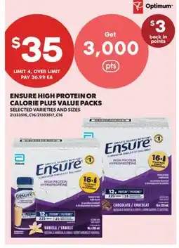 Real Canadian Superstore ENSURE HIGH PROTEIN OR CALORIE PLUS VALUE PACKS offer