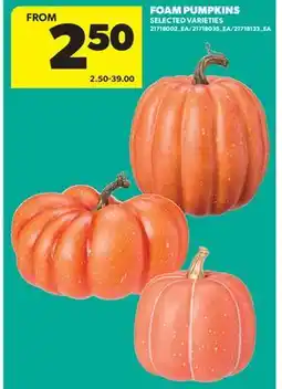 Real Canadian Superstore FOAM PUMPKINS offer