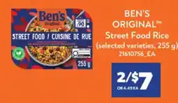 Real Canadian Superstore BEN'S ORIGINAL STREET FOOD RICE offer