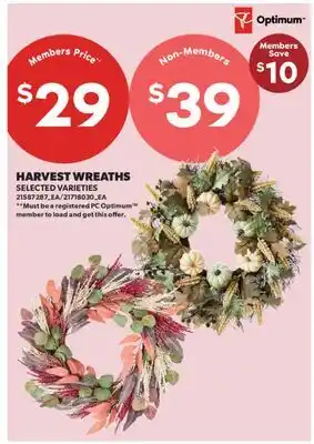 Real Canadian Superstore HARVEST WREATHS offer