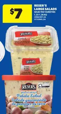 Real Canadian Superstore RESER'S LARGE SALADS offer